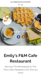 Mobile Screenshot of emilyscafemn.com